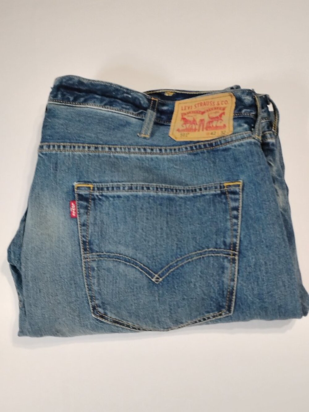 Levi's 501 5-pocket Straight Leg Jeans - 42x32
